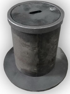 Ковер газовый стальной малый D159