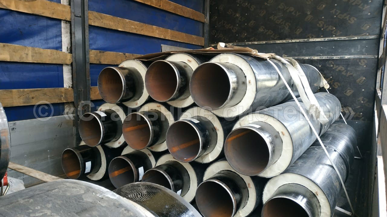 Сильфонные компенсирующие устройства в пенополиуретановой изоляции СКУ.ППУ(ПЭ) для клиента в Челябинске