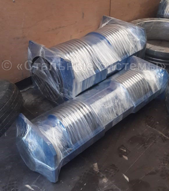 Сильфонные угловые компенсаторы КСП для химического завода