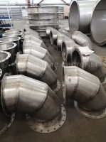 Отвод секторный газохода