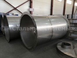 Трубы обечайки фланцевые газохода
